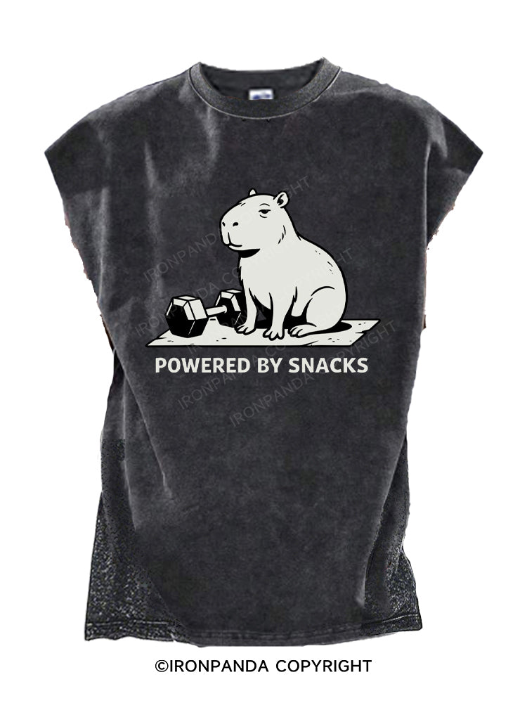 Powered By Snacks Capybara Cut Off Tank