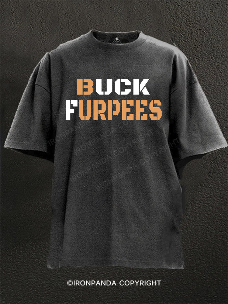 Hate Burpees Buck Furpess Washed Gym Shirt
