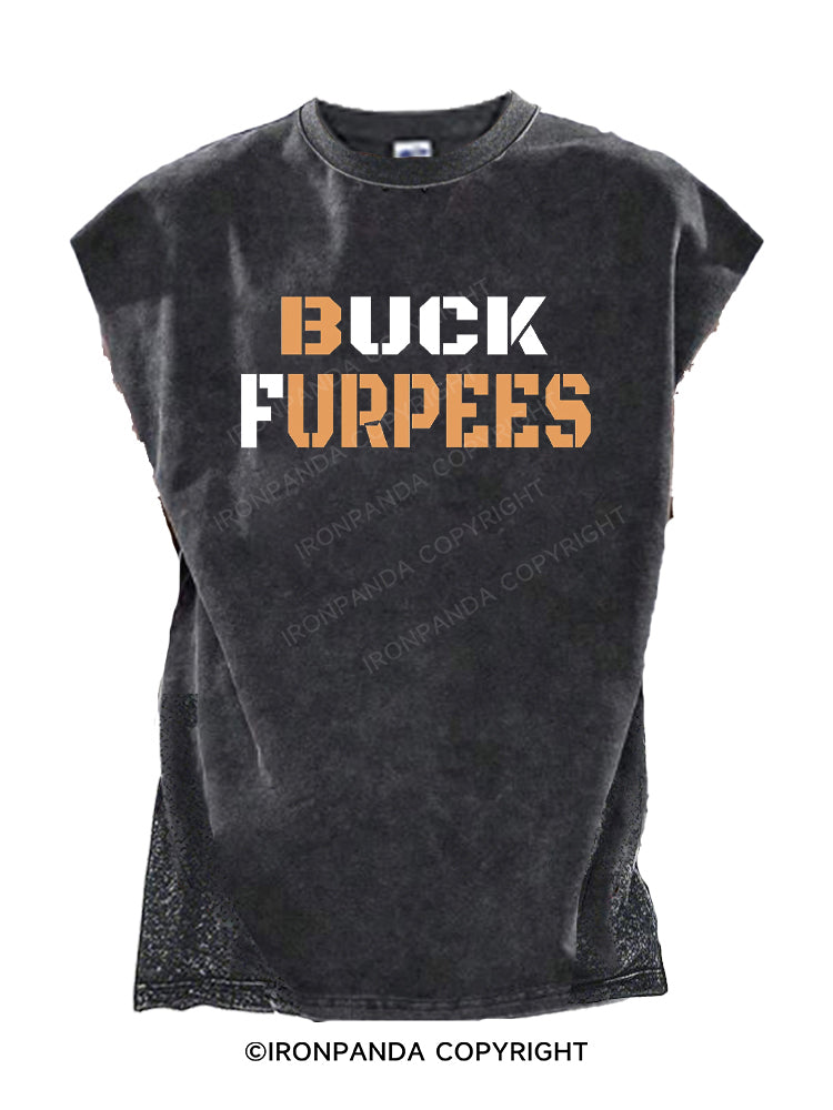 Hate Burpees Buck Furpess Cut Off Tank