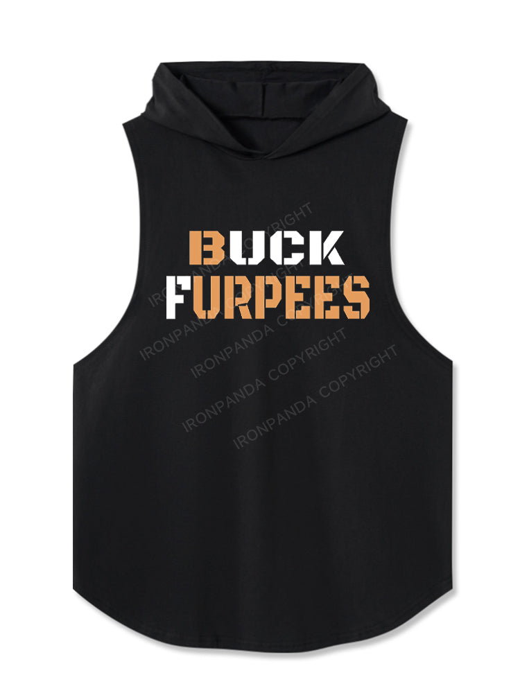 Hate Burpees Buck Furpess Hooded Tank