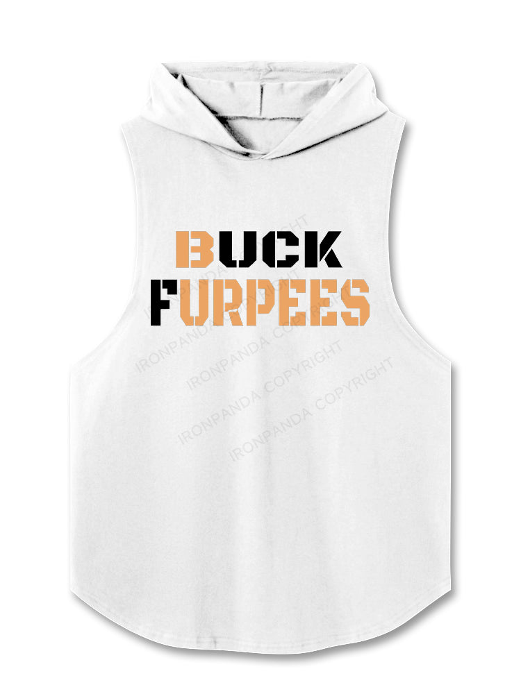 Hate Burpees Buck Furpess Hooded Tank