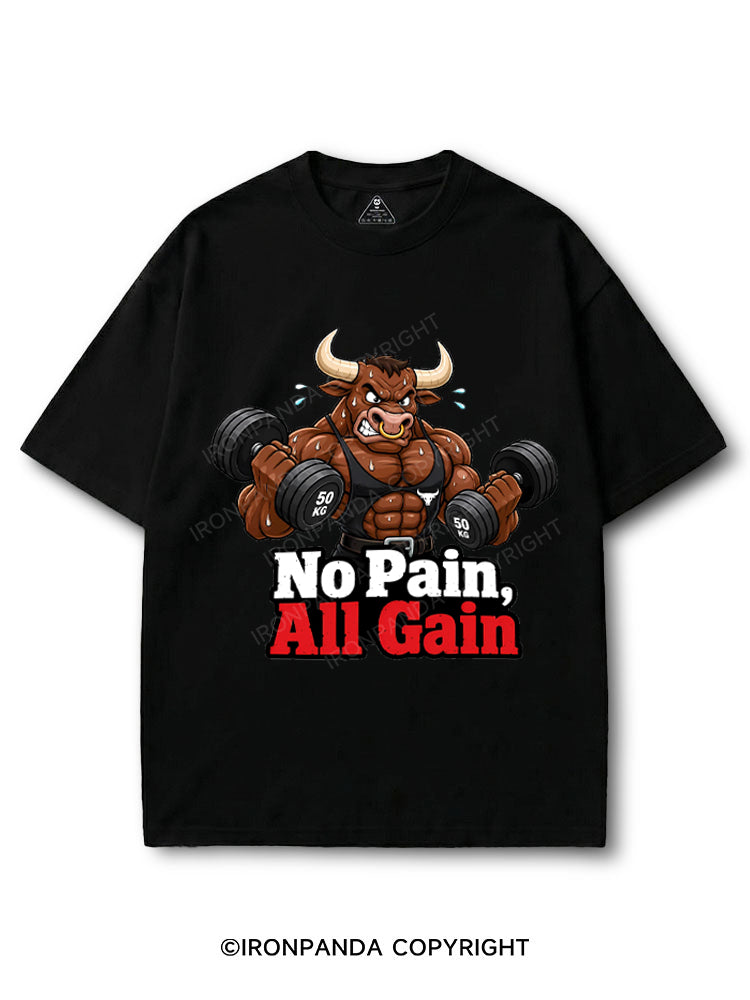 Muscular Cartoon Bull Gym Meme COTTON PUMP COVER