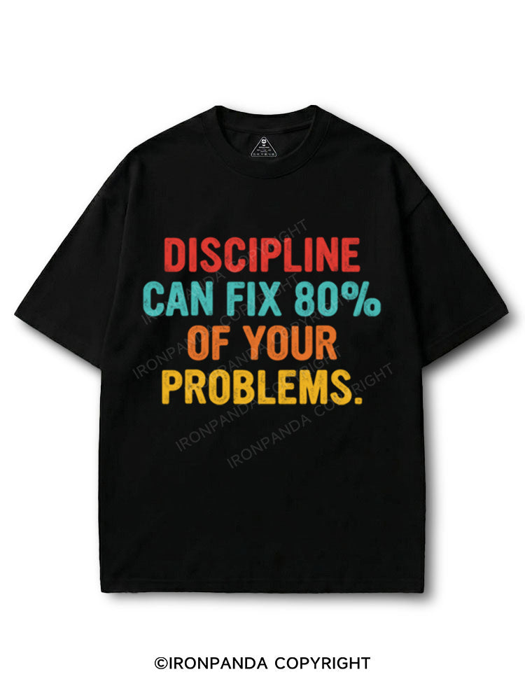 Discipline Can Fix 80% Of Your Problems COTTON PUMP COVER