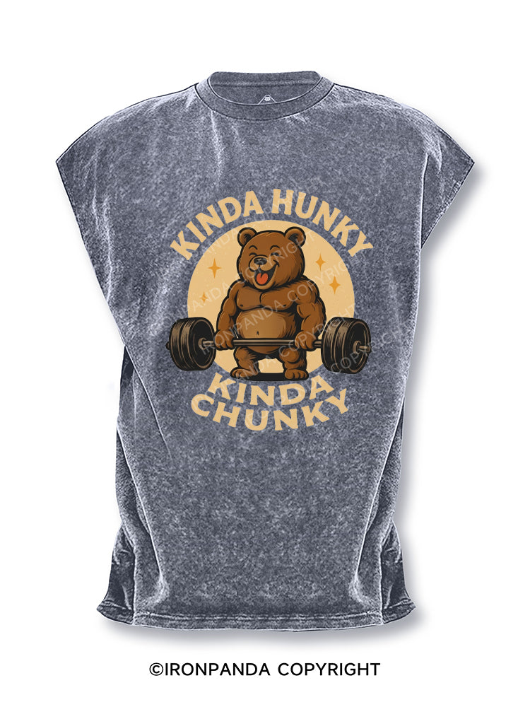 Kinda Chunky Kinda Hunky Bodybuilding Cut Off Tank