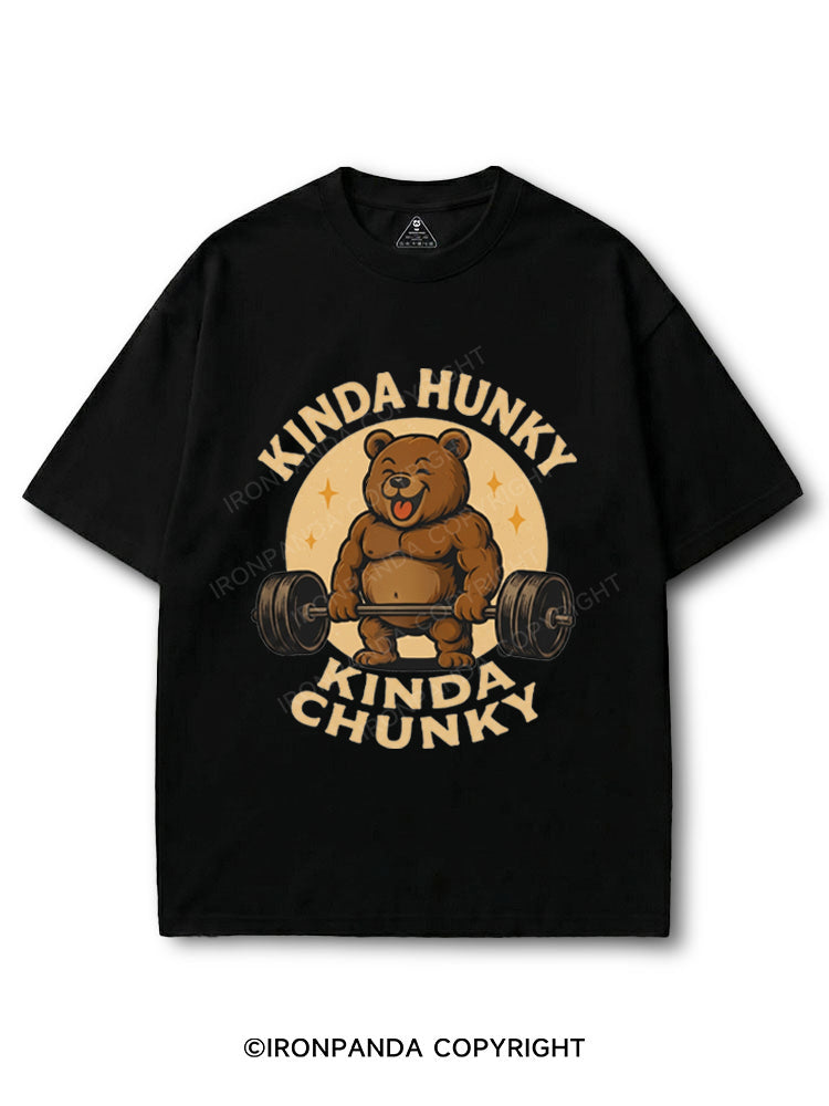 Kinda Chunky Kinda Hunky Bodybuilding COTTON PUMP COVER