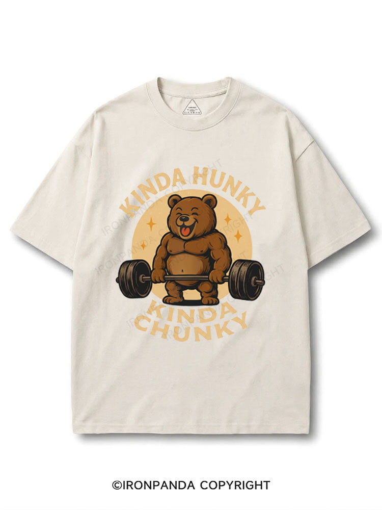 Kinda Chunky Kinda Hunky Bodybuilding COTTON PUMP COVER