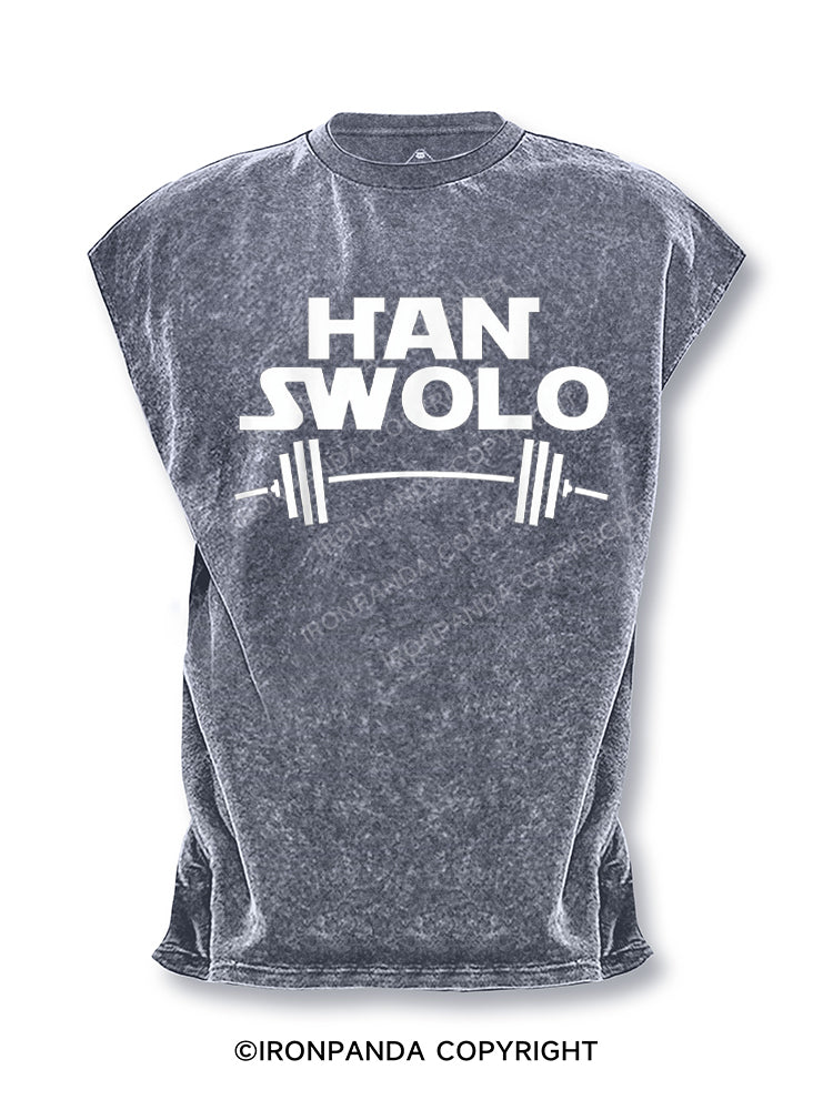 Han Swolo Gym Weightlifting Cut Off Tank
