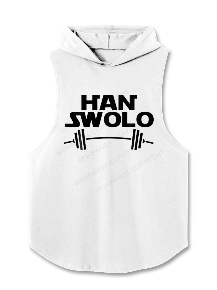 Han Swolo Gym Weightlifting Hooded Tank