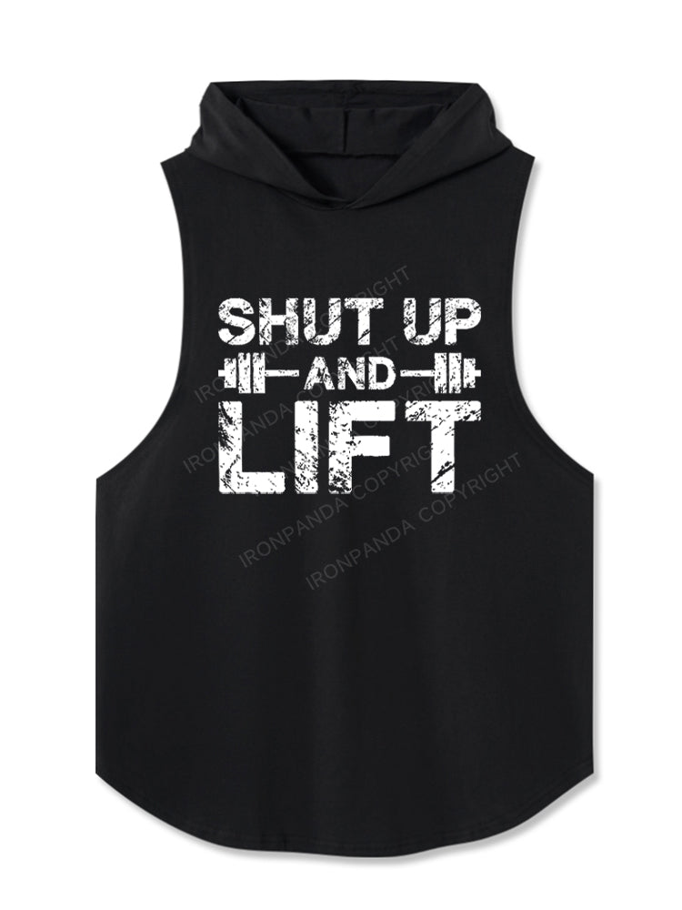 Shut Up And Lift Hooded Tank