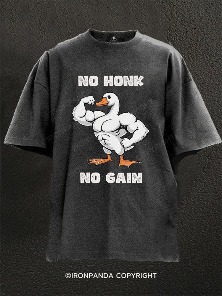 No Honk No Gain Washed Gym Shirt