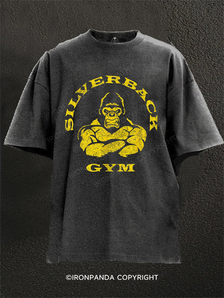 Silverback Gorilla Washed Gym Shirt