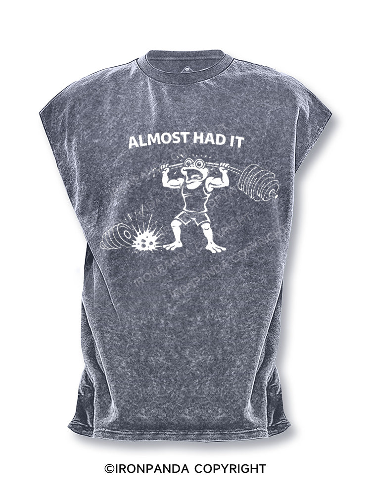 Almost Had It Funny Frog Cut Off Tank