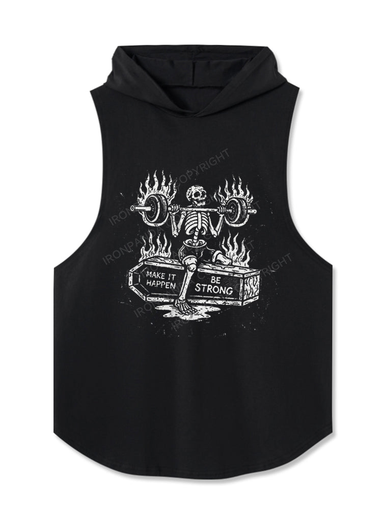 Make It Happen Skeleton Hooded Tank