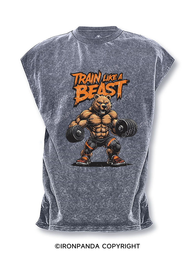 Train Like A Beast Cut Off Tank