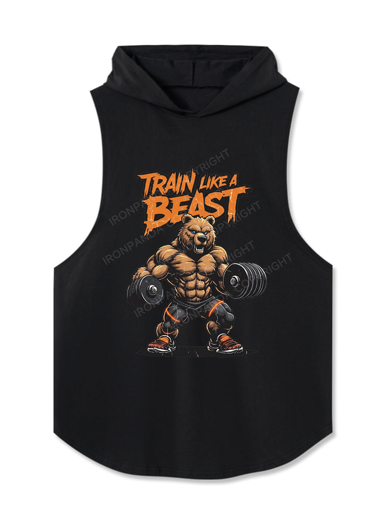 Train Like A Beast Hooded Tank