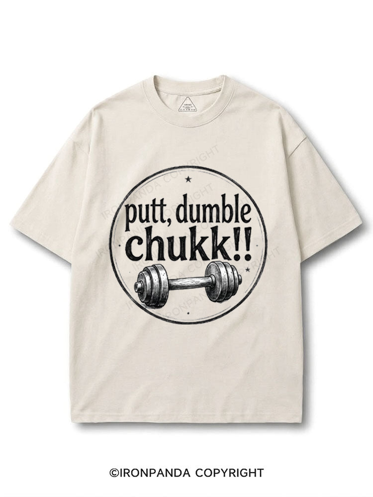 putt, dumble chukk!! COTTON PUMP COVER