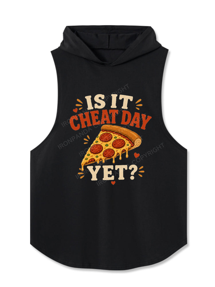 Is It Cheat Day Yet Pizza Hooded Tank