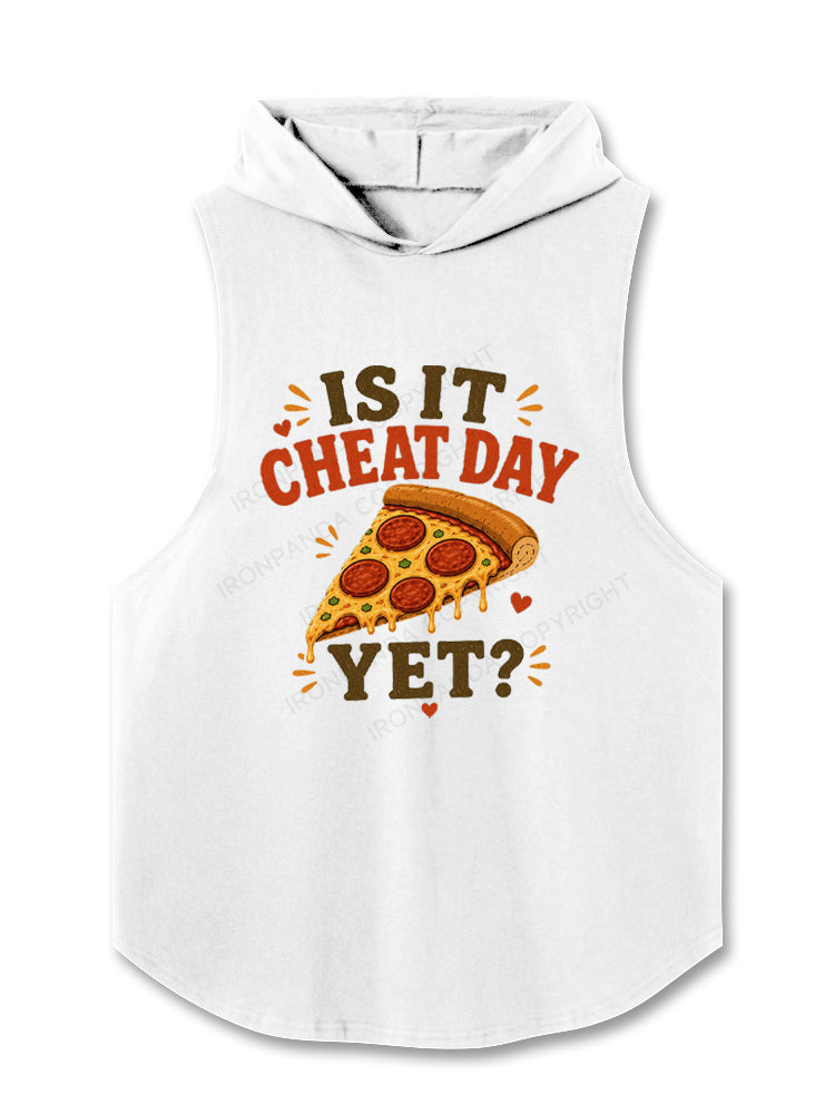 Is It Cheat Day Yet Pizza Hooded Tank