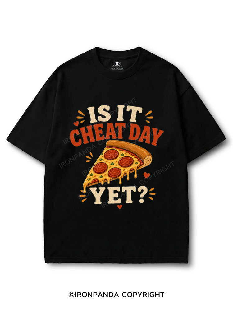 Is It Cheat Day Yet Pizza COTTON PUMP COVER