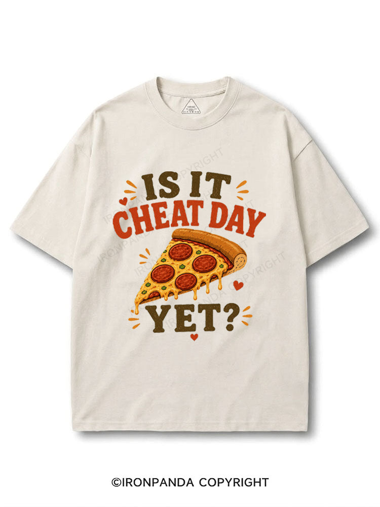 Is It Cheat Day Yet Pizza COTTON PUMP COVER