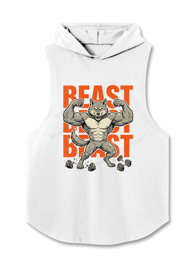 Muscle Wolf Beast Gym Hooded Tank
