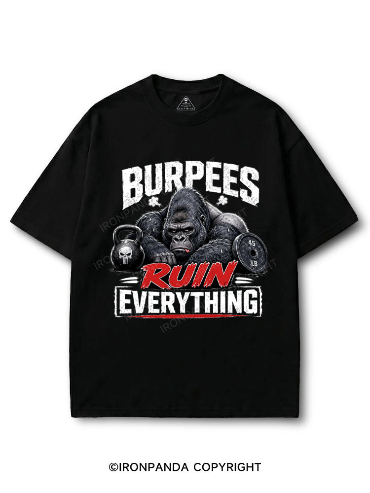 Burpees Ruin Everything Gorilla COTTON PUMP COVER