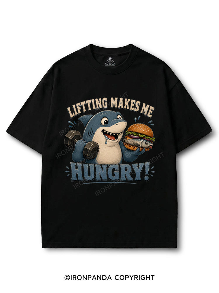Lifting Makes Me Hungry Shark COTTON PUMP COVER