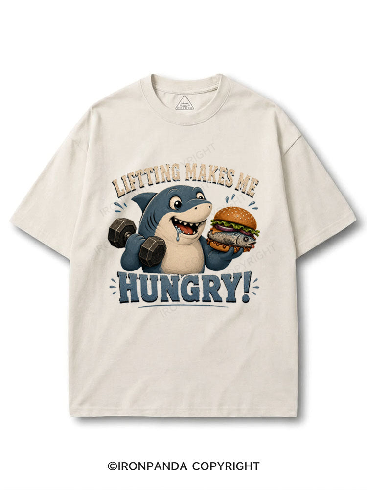 Lifting Makes Me Hungry Shark COTTON PUMP COVER