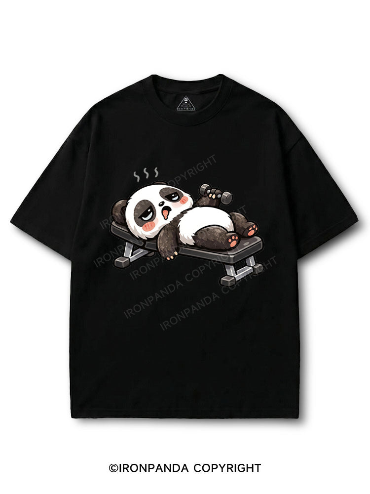 Lazy Gym Panda Weightlifting COTTON PUMP COVER
