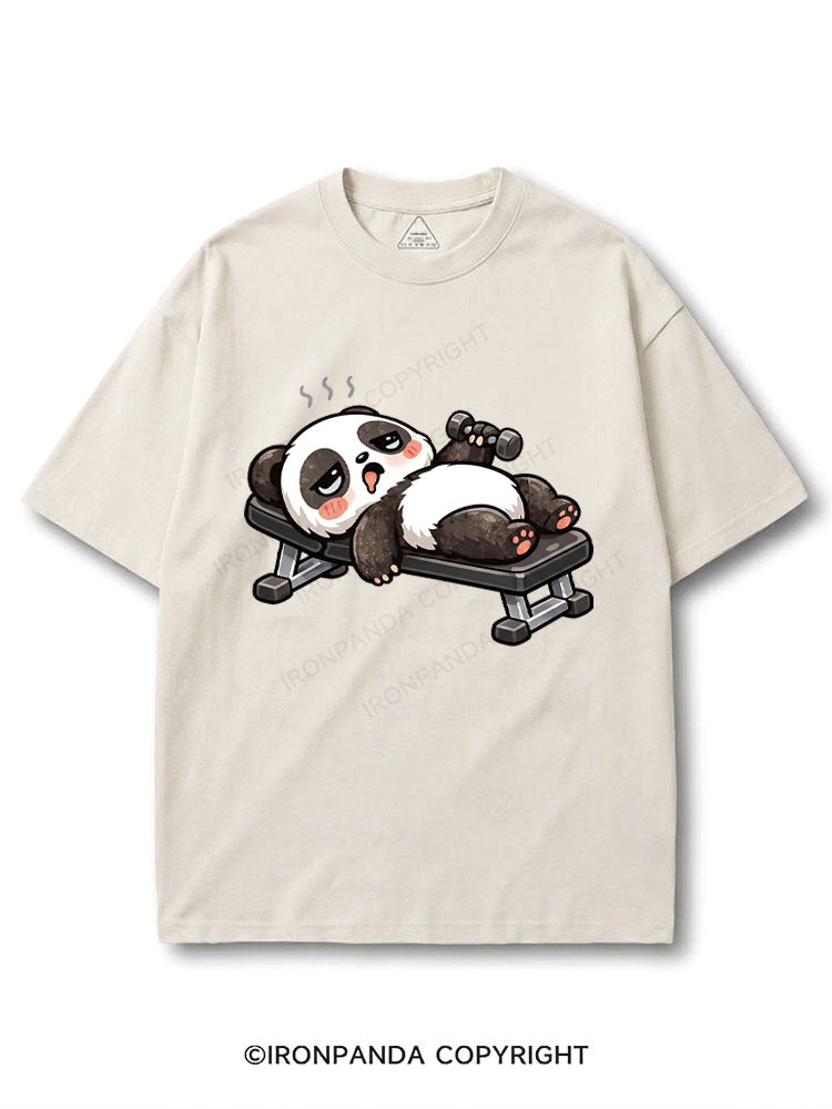 Lazy Gym Panda Weightlifting COTTON PUMP COVER