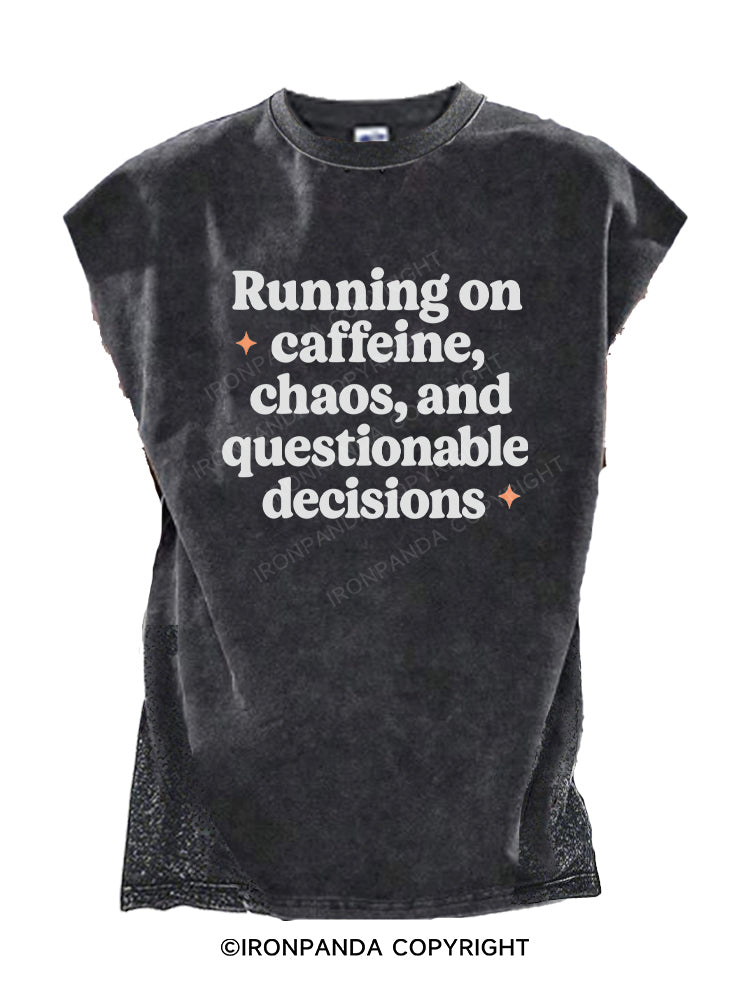 Running on caffeine, chaos, and questionable decisions Cut Off Tank