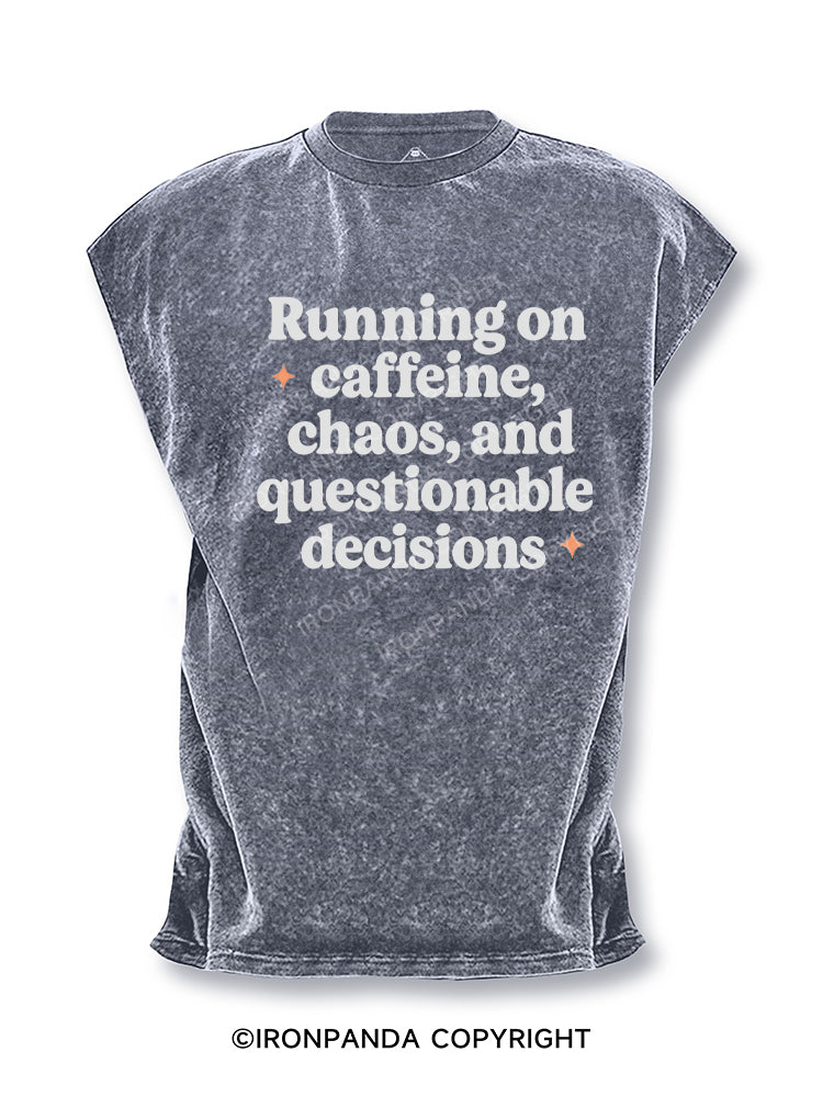 Running on caffeine, chaos, and questionable decisions Cut Off Tank