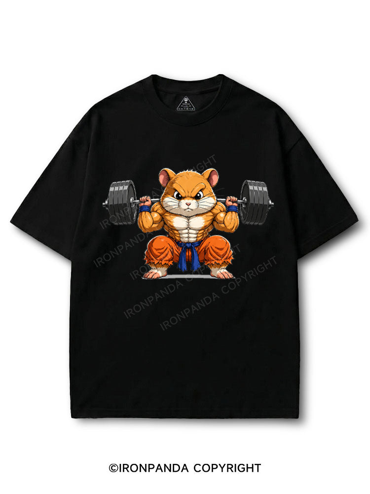 Small But Jacked Hamster Gym Rat COTTON PUMP COVER