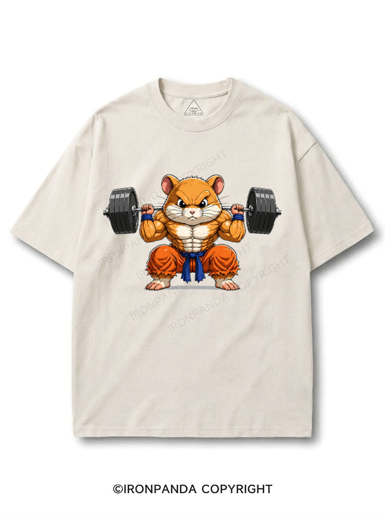Small But Jacked Hamster Gym Rat COTTON PUMP COVER