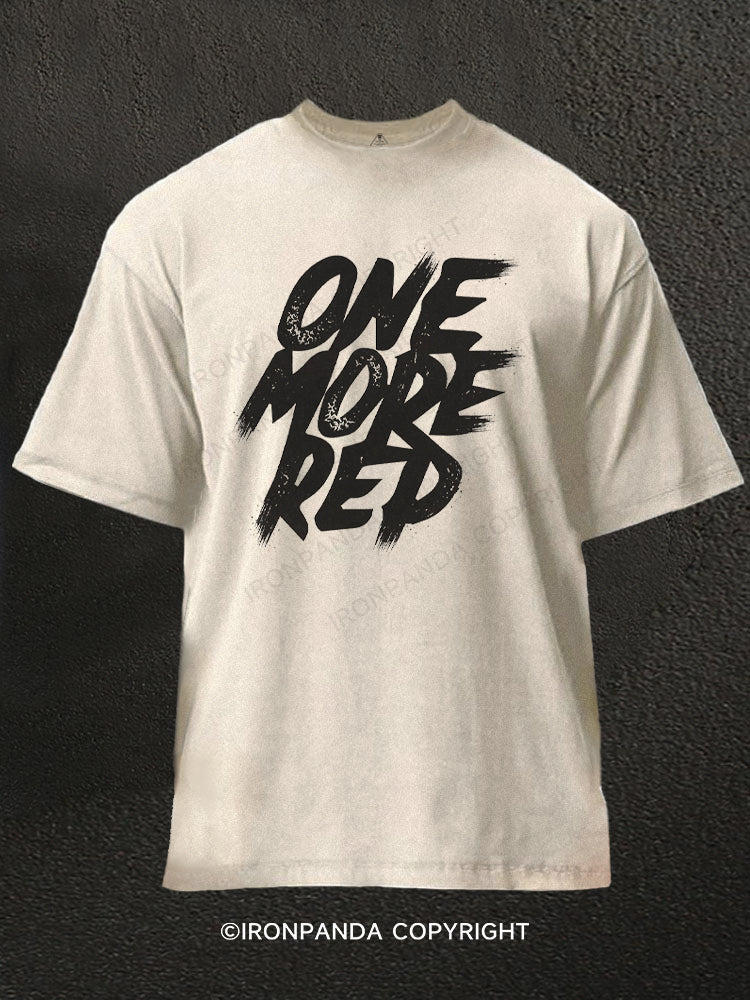 One more rep Washed Gym Shirt