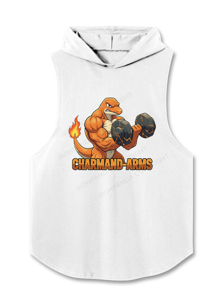 Charmand-Arms Hooded Tank