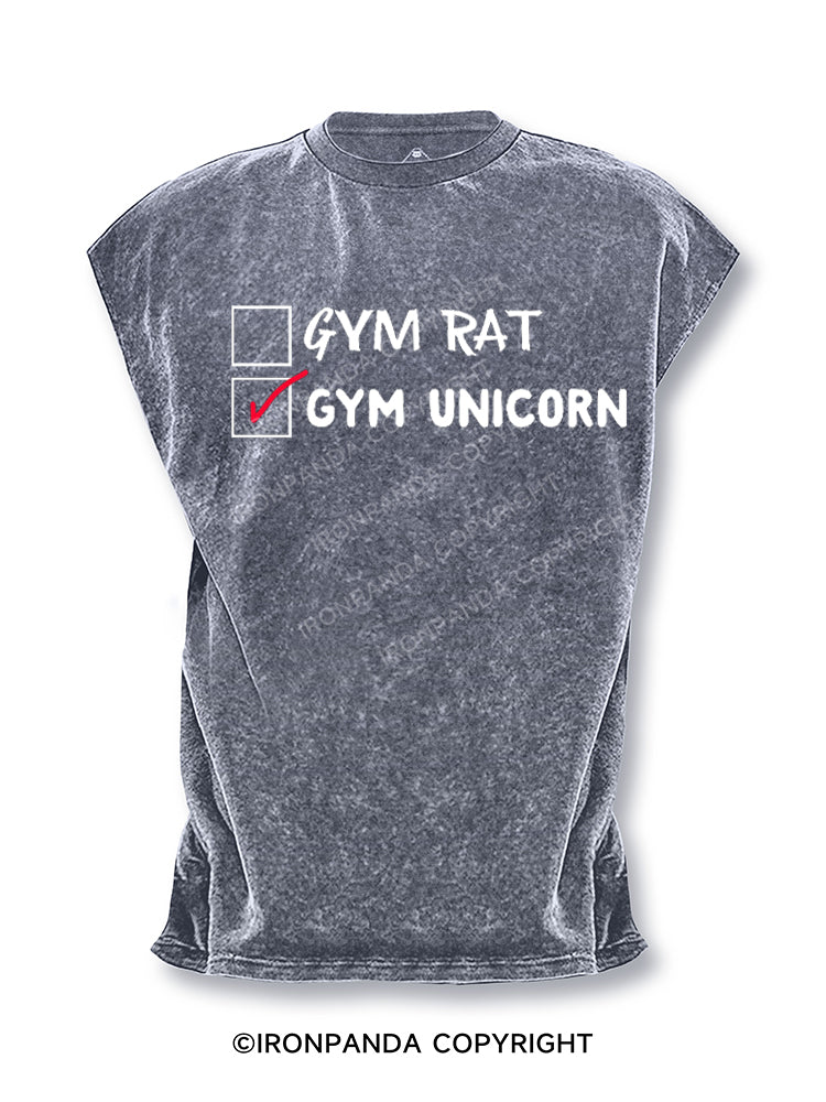 Gym Rat? Nope, Gym Unicorn Cut Off Tank