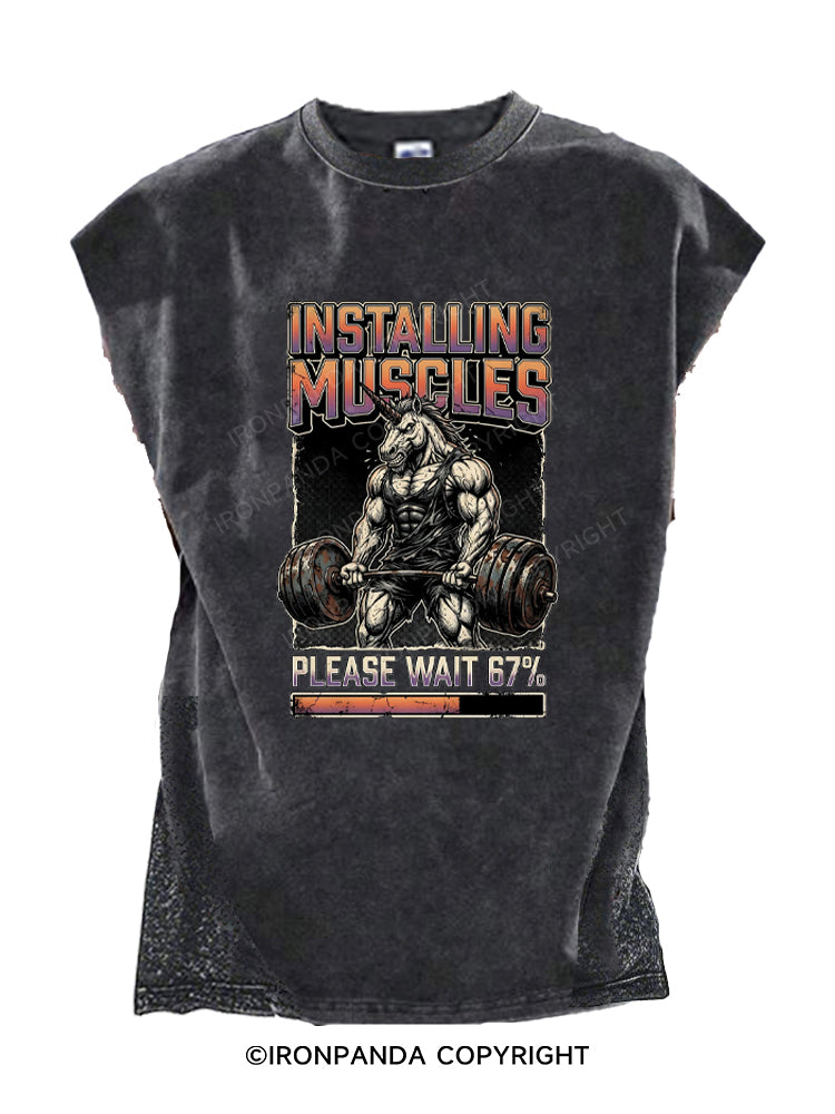 Installing Muscles Please wait 67 Unicorn Cut Off Tank