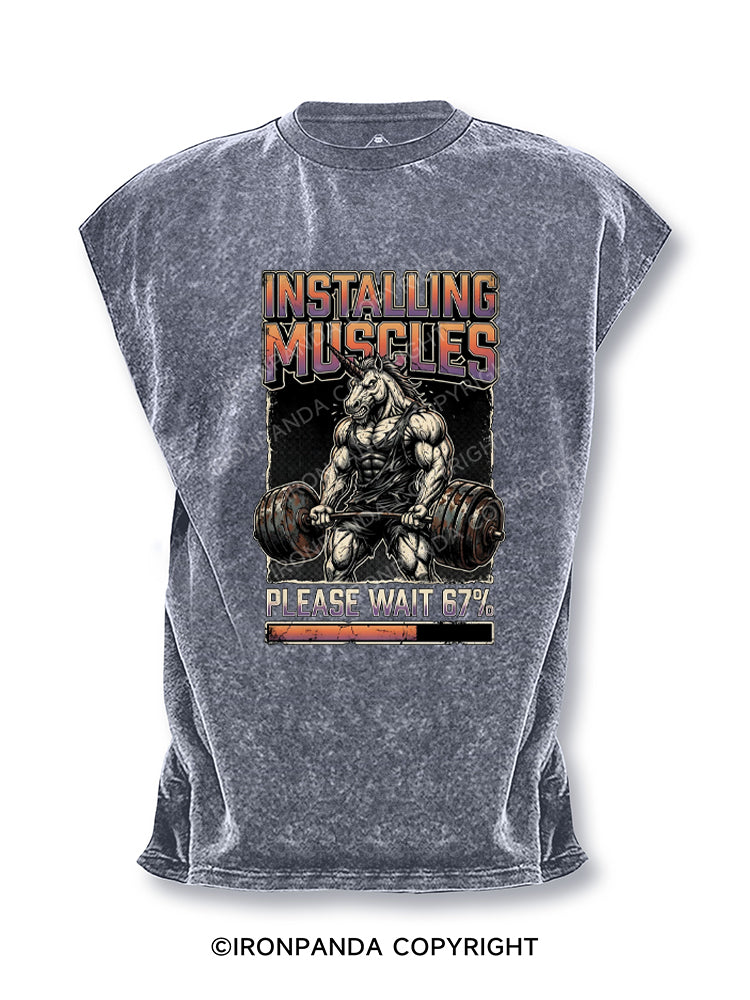 Installing Muscles Please wait 67 Unicorn Cut Off Tank