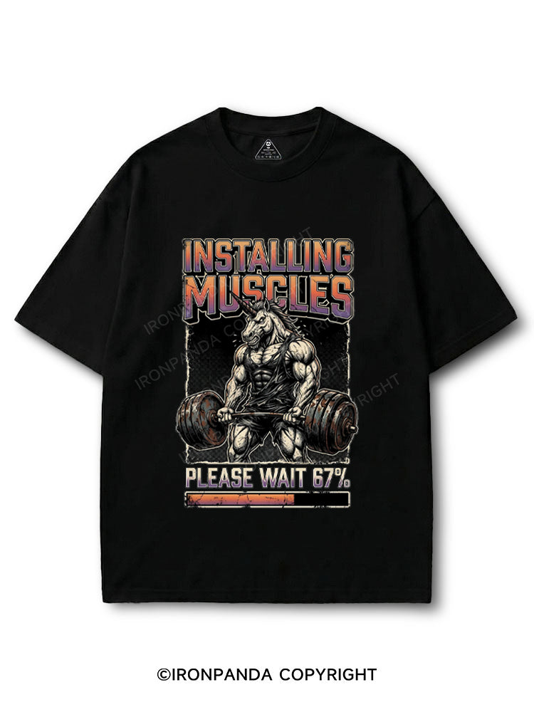 Installing Muscles Please wait 67 Unicorn COTTON PUMP COVER
