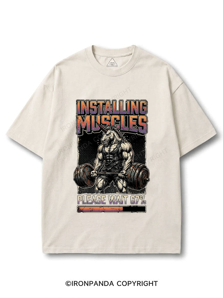 Installing Muscles Please wait 67 Unicorn COTTON PUMP COVER