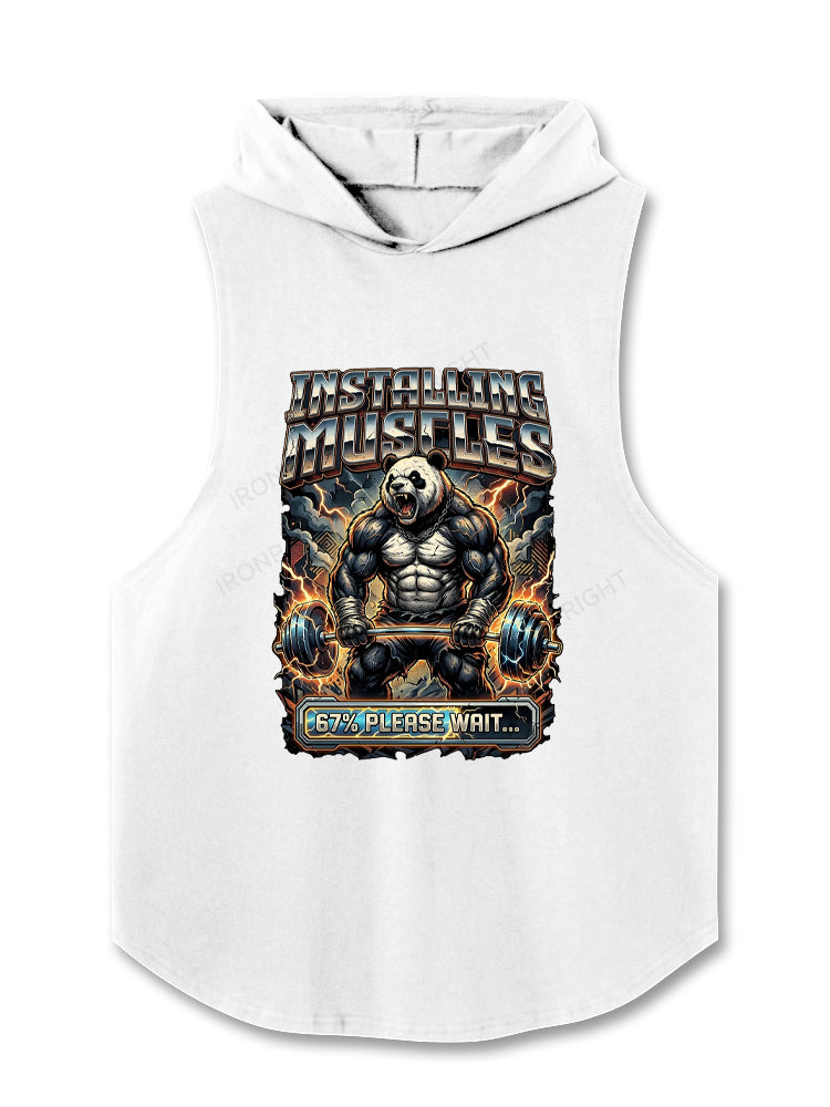 Installing Muscles Please wait 67 Panda Hooded Tank