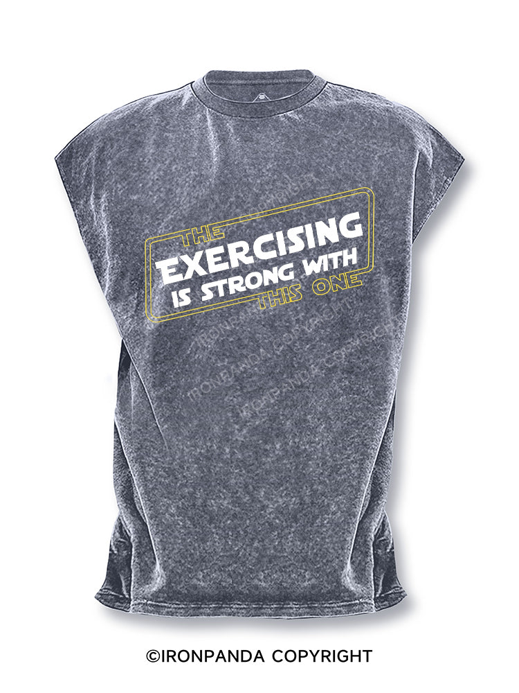 Strong Exercising Cut Off Tank