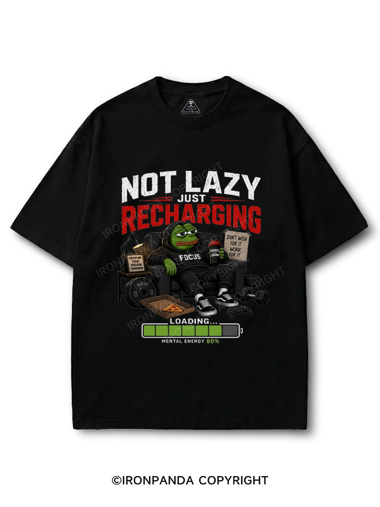Not Lazy Just Recharging Pepe Frog Gamer COTTON PUMP COVER