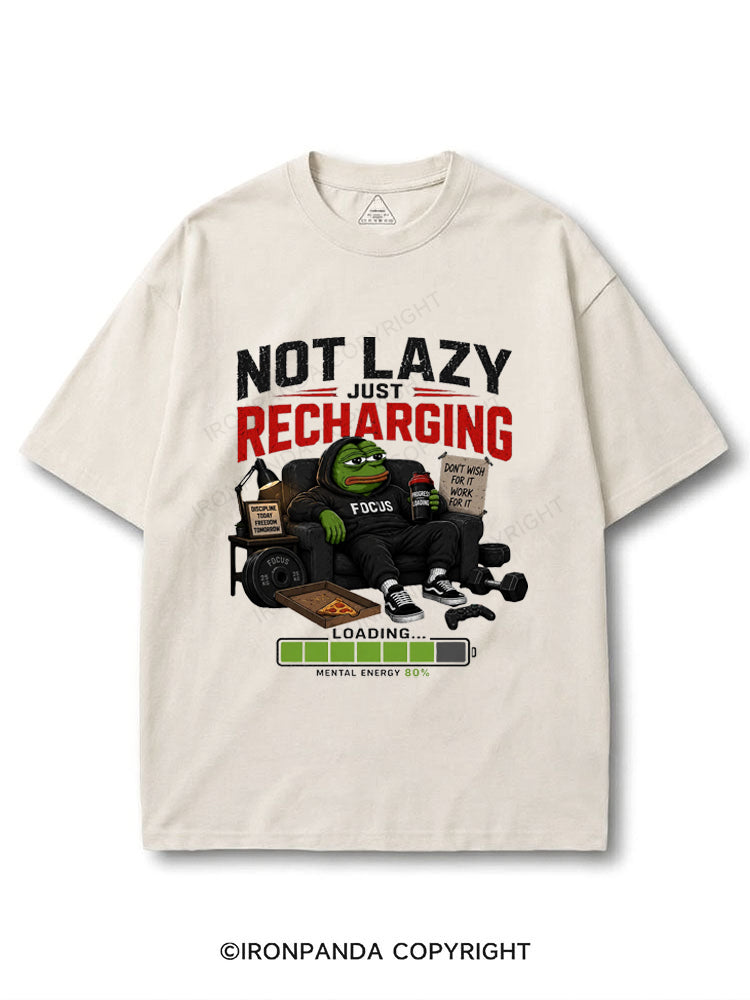 Not Lazy Just Recharging Pepe Frog Gamer COTTON PUMP COVER