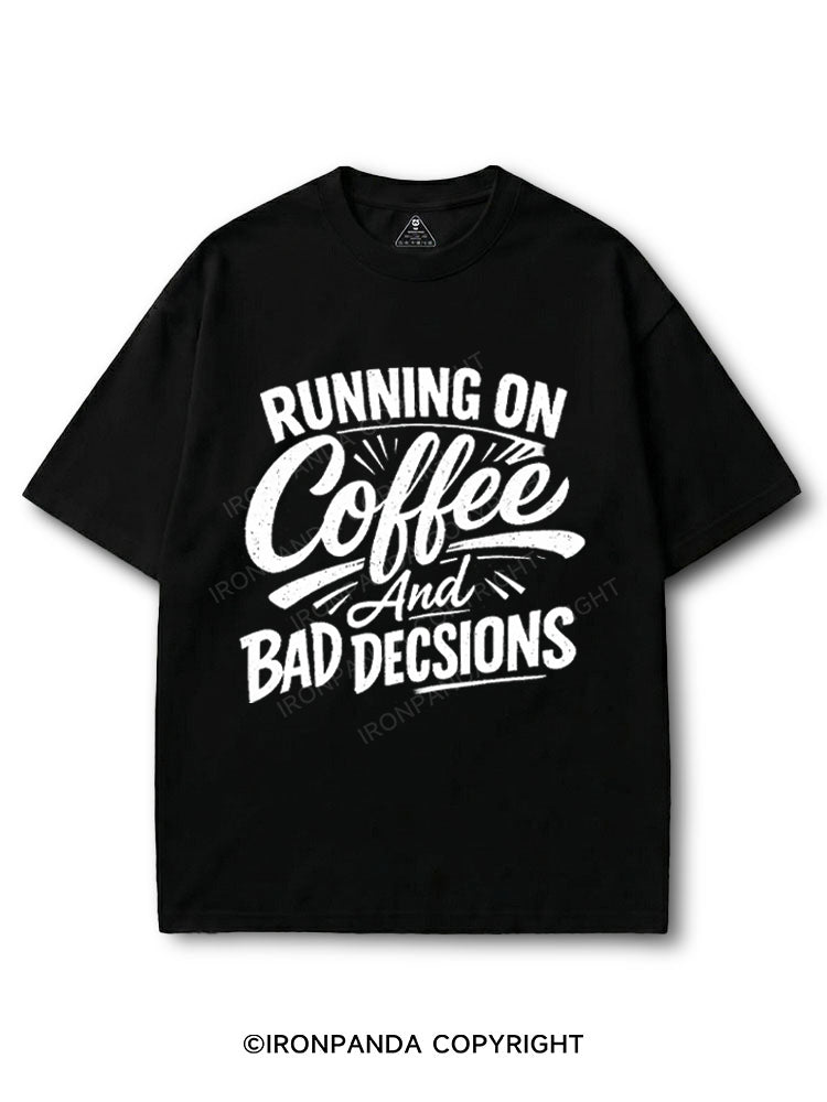 Running On Coffee And Bad Decisions COTTON PUMP COVER