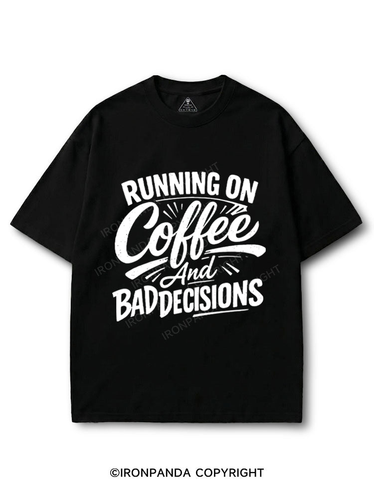 Running On Coffee And Bad Decisions COTTON PUMP COVER