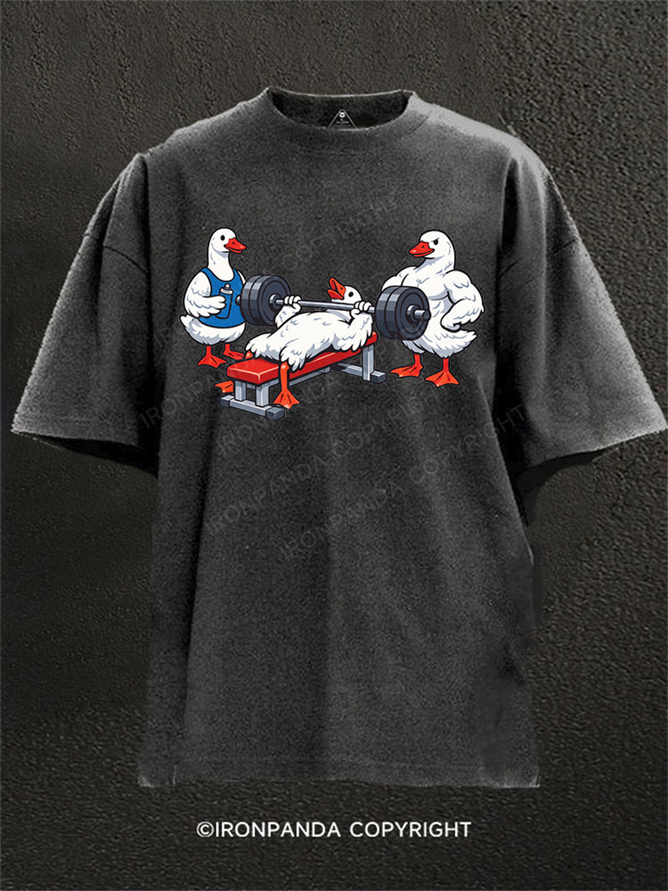 Silly Goose Lifting Club Washed Gym Shirt