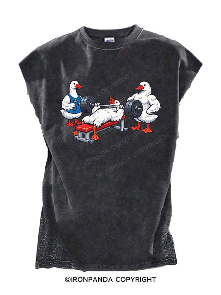 Silly Goose Lifting Club Cut Off Tank