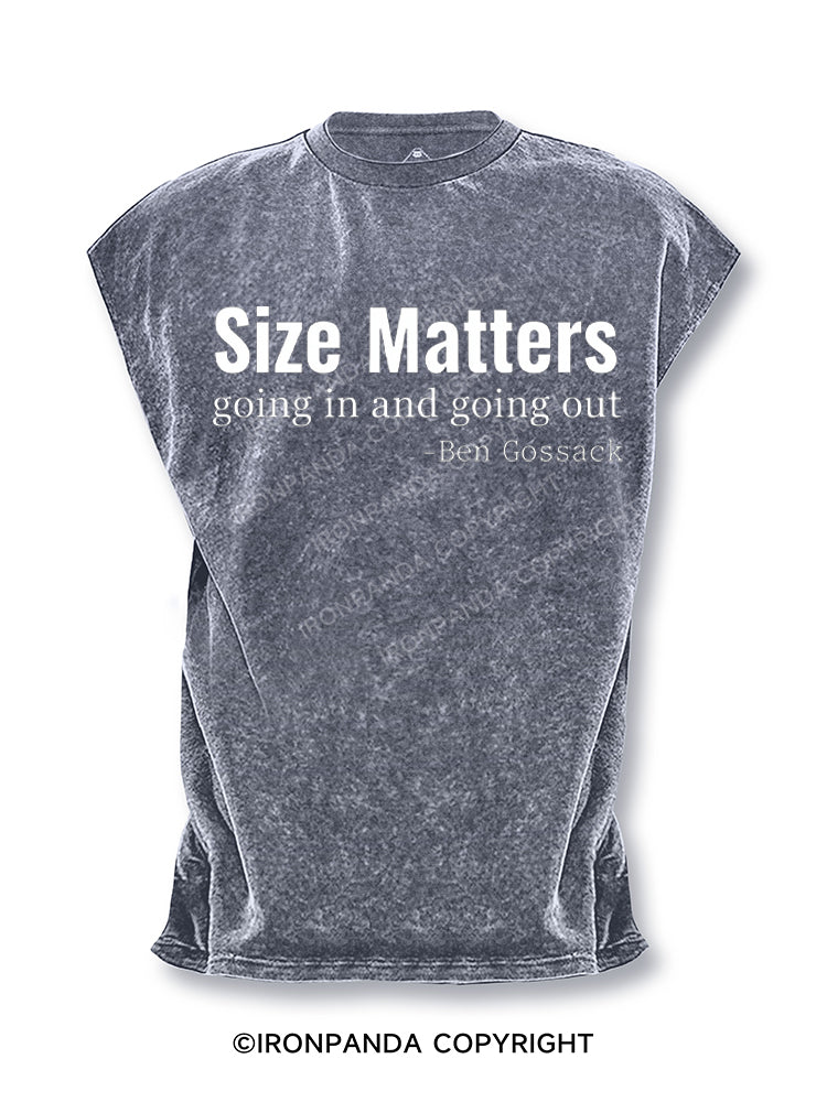 Size Matters Going In And Going Out Cut Off Tank